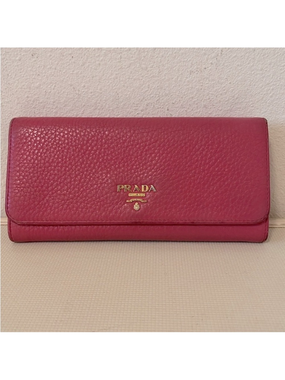 Prada Pink Long Wallet